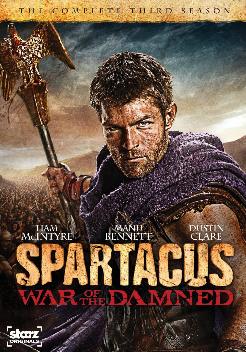  Spartacus: War of the Damned Season 3 (5DISCS)